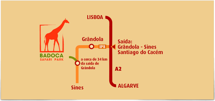 mapa badoca