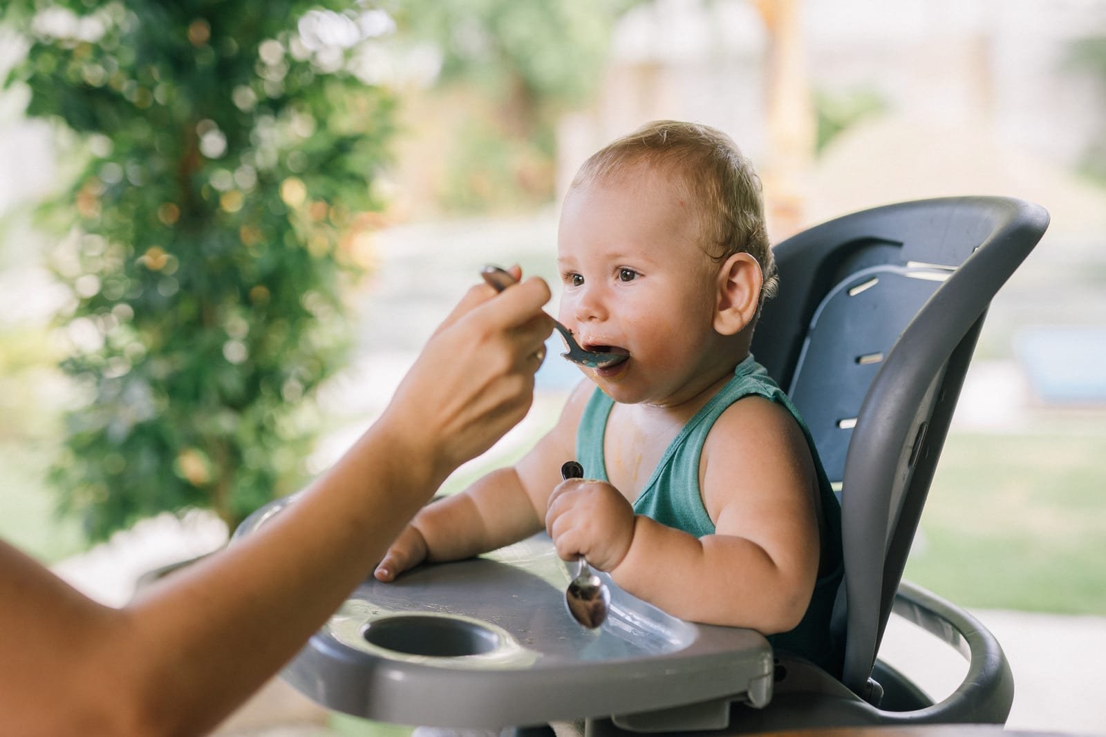 alimentação de um bebé de 6 meses