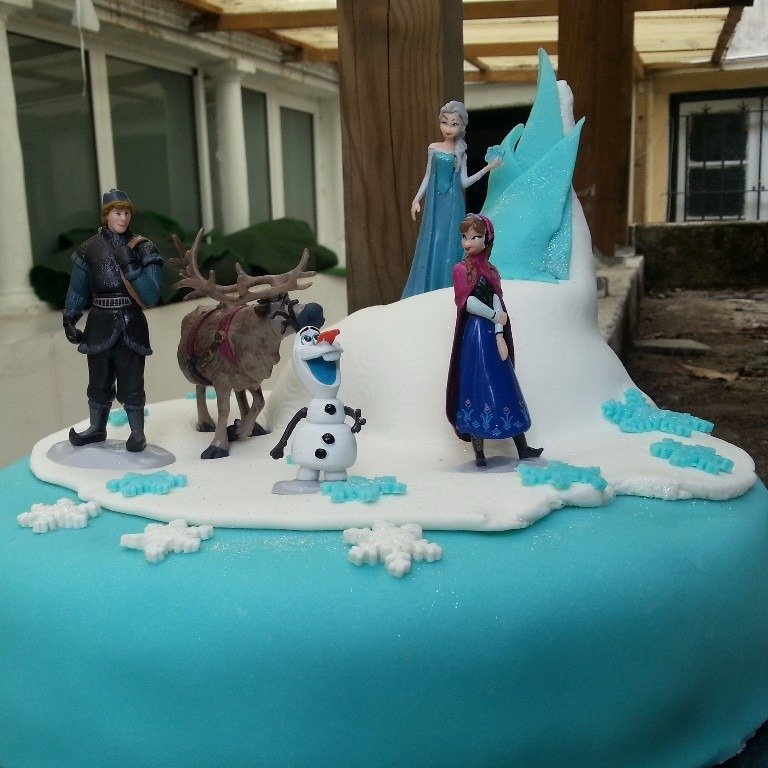 Festas originais - tema Frozen - o reino do Gelo: Bolo