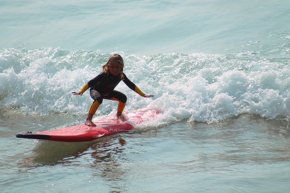 surf crianças
