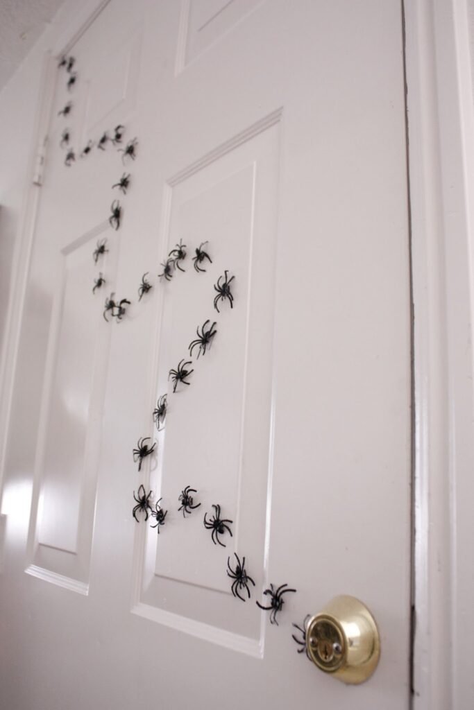 Aranhas magneticas decoração halloween