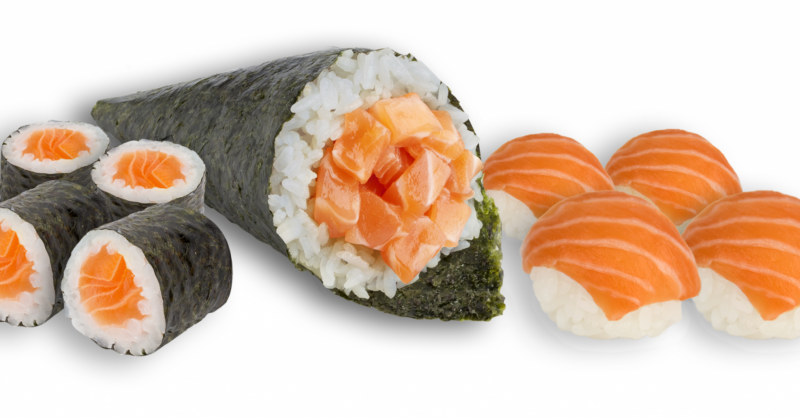 Noori Sushi: olha o hosomaki para o menino e para a menina!