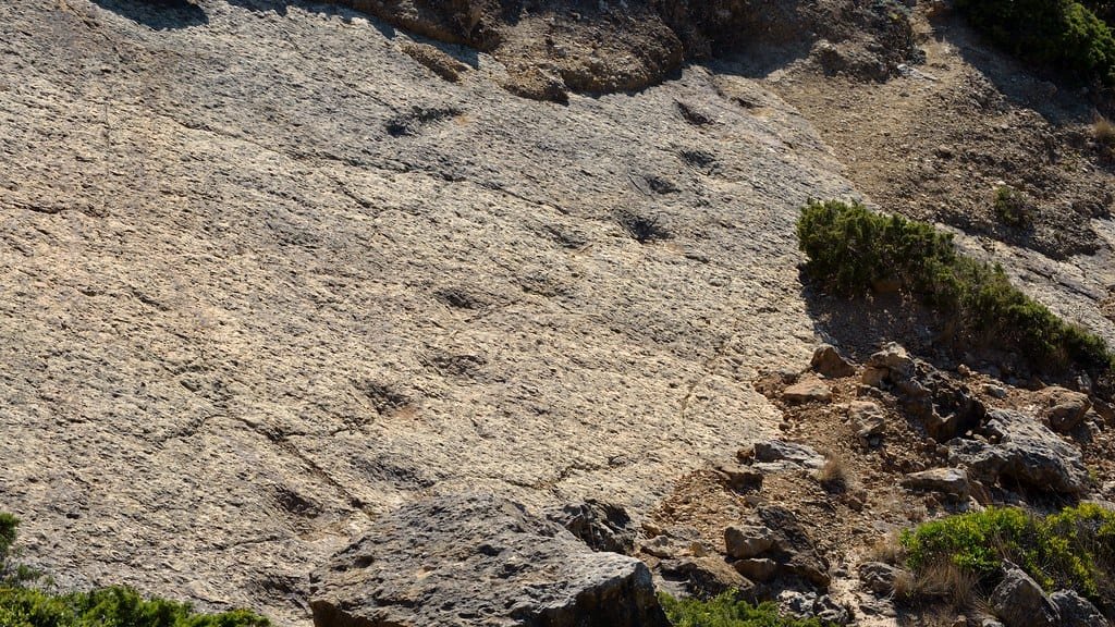 Jazida de pegadas de dinossauros dos lagosteiros, Cabo Espichel