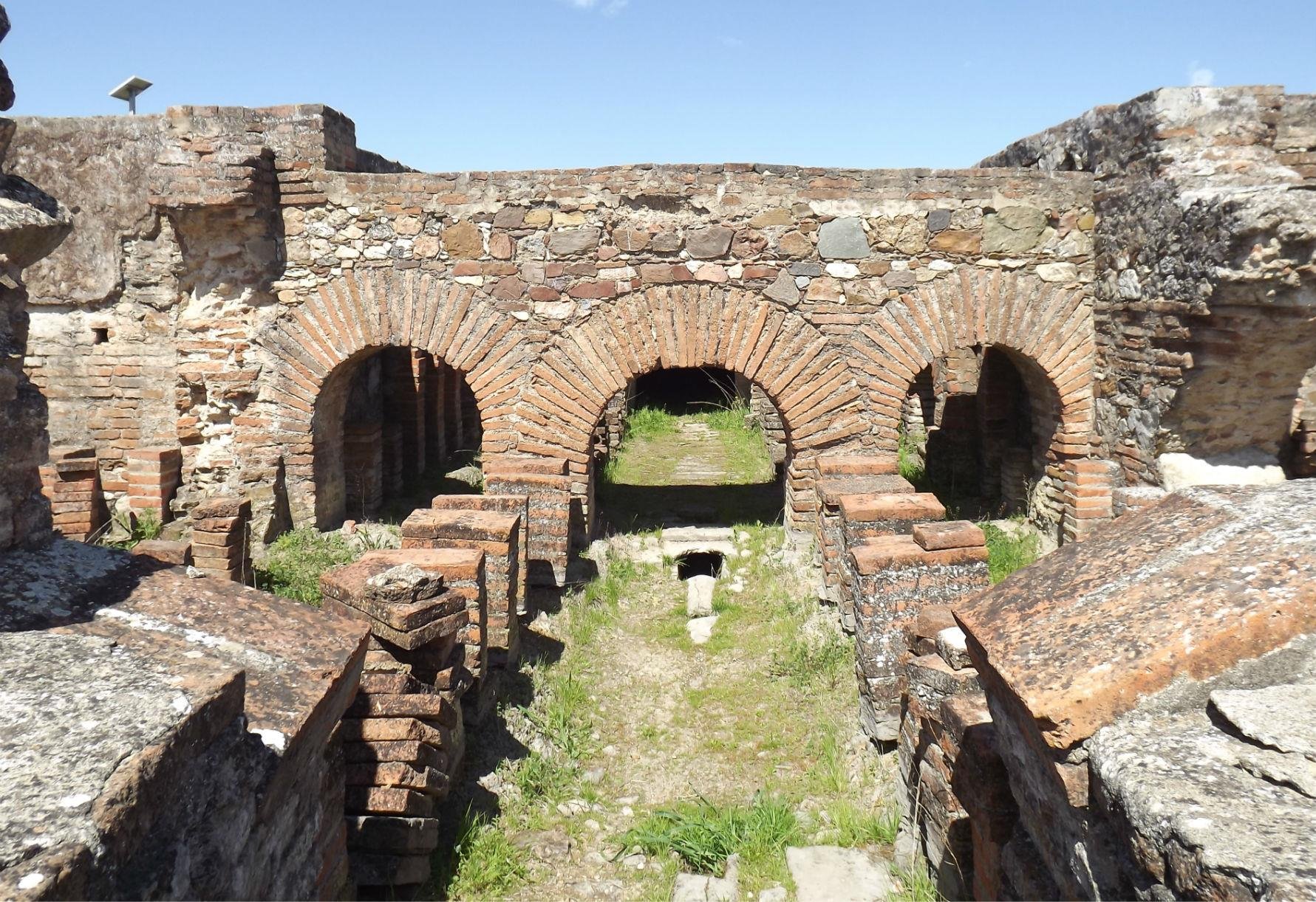 ruínas romanas pisões hipocausto