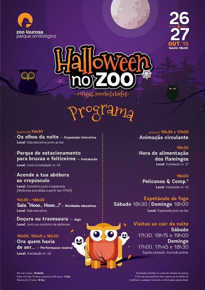Programa Halloween Zoo de Lourosa