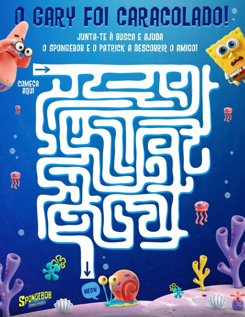labirinto spongebob