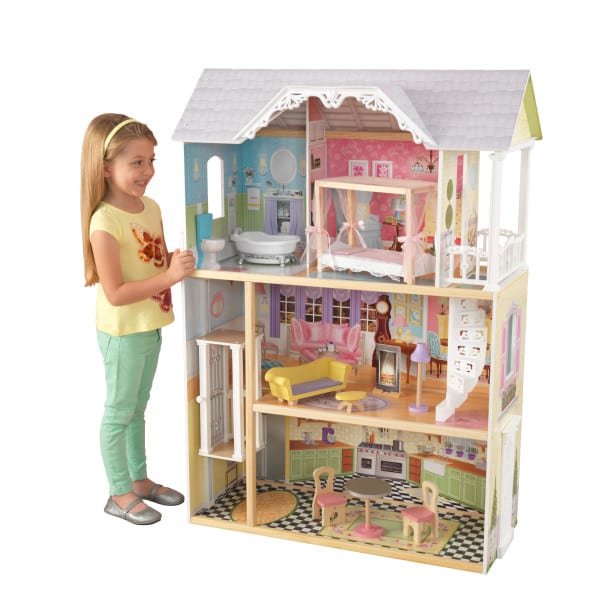 casa de bonecas de madeira