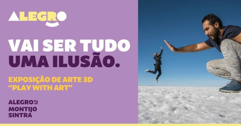 Chegou a exposição 3D “Play With Art” ao Alegro Sintra e ao Alegro Montijo!