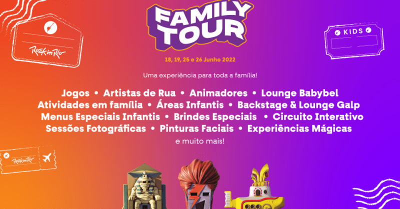 Family Tour: viver o Rock in Rio em família!