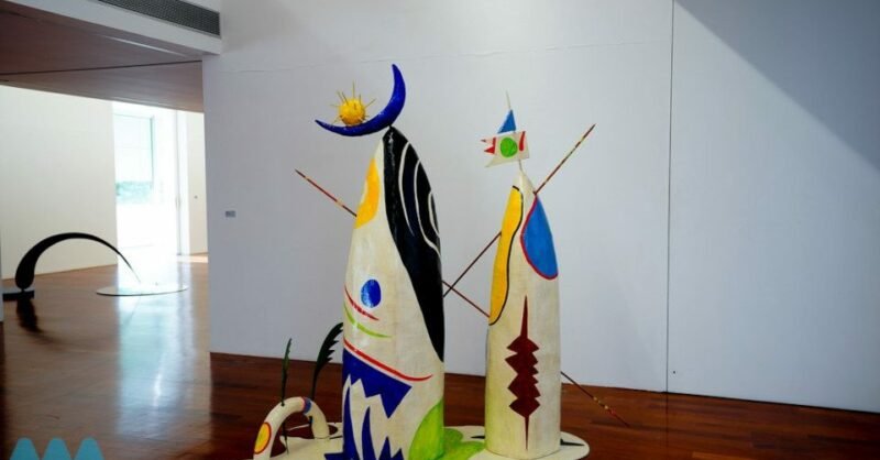 A obra de escultura de Isabel e Rodrigo Cabral