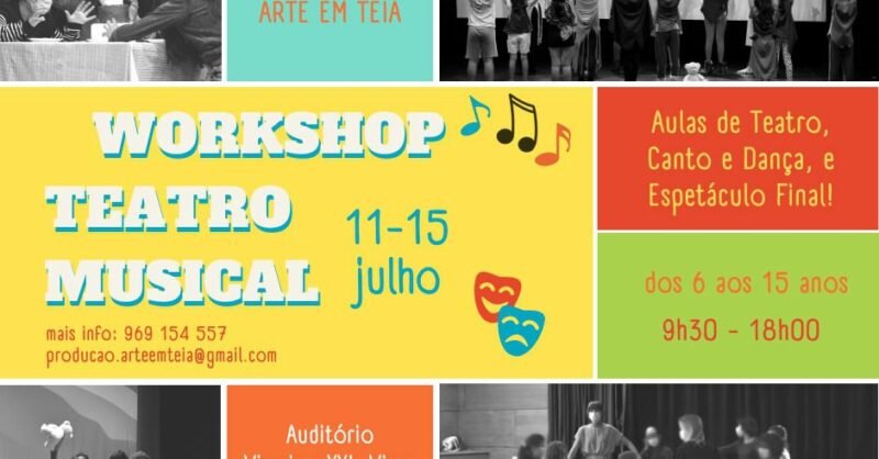 Workshop Teatro Musical pela Arte Em Teia em Viseu