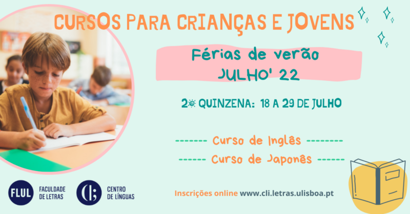 Férias de Verão com cursos de línguas na Faculdade de Letras da ULisboa