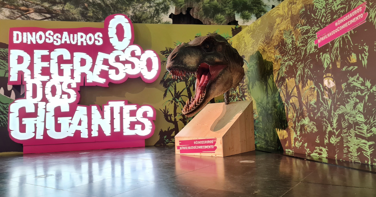 Exposição Dinossauros O regresso dos gigantes no Pavilhão do Conhecimento